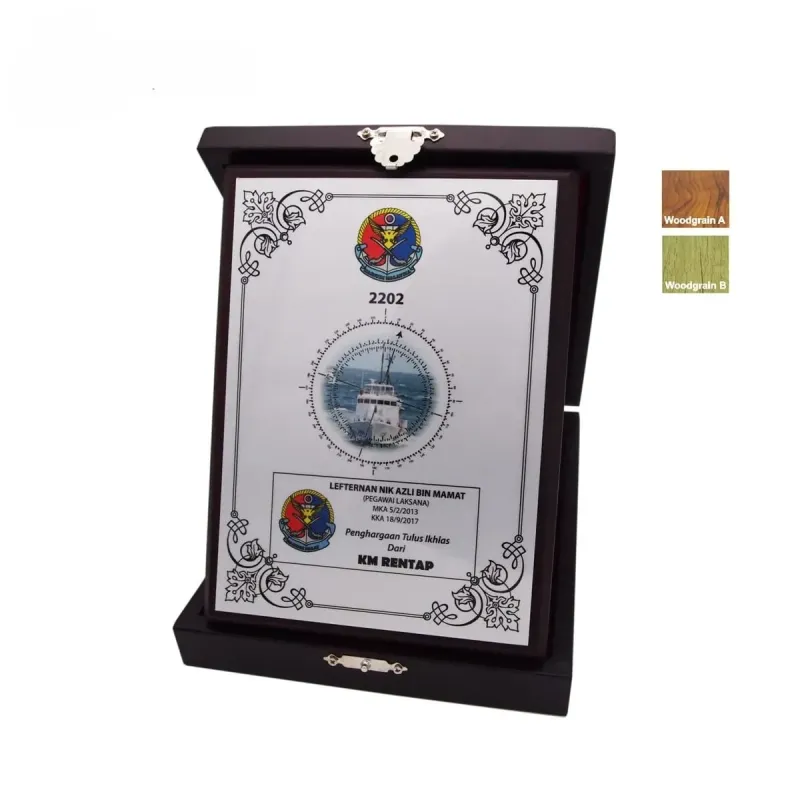 – Wooden Grain Box 7054 mixed materials corporate gifts product image