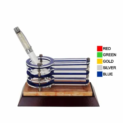 Wooden Acrylic Pen Holder 7109