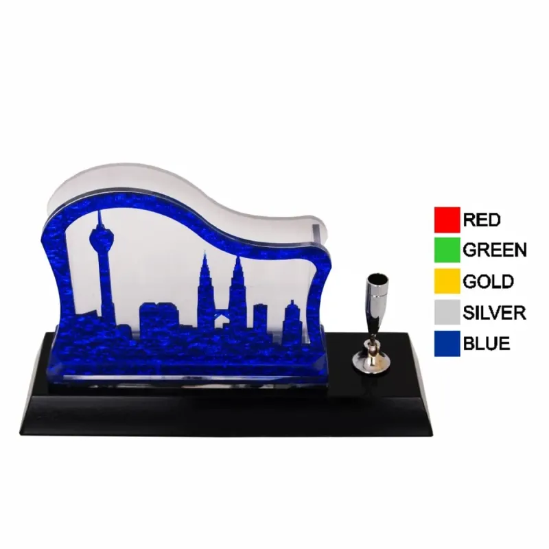 Wooden Acrylic NC Holder & Pen Holder 7120 mixed materials corporate gifts product image