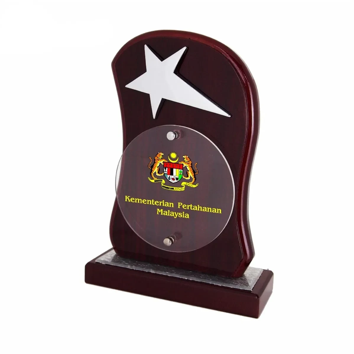 Wooden Plaque with Star 7124