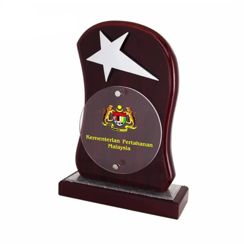 Wooden Plaque with Star 7124 product image