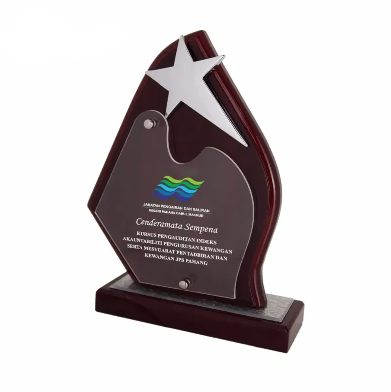 Wooden Plaque with Star 7125 product image