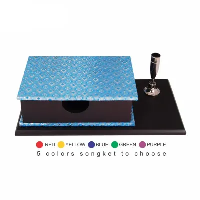 Songket Namecard Box & Pen Holder 7138
