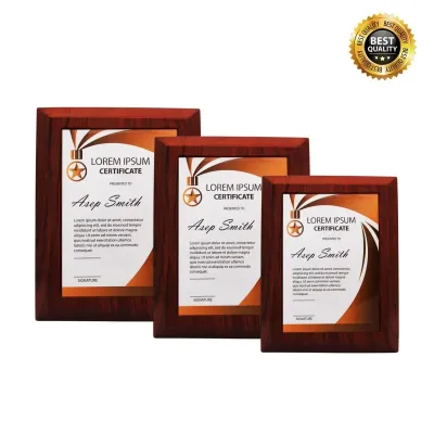Exclusive Wooden Plaque 7178