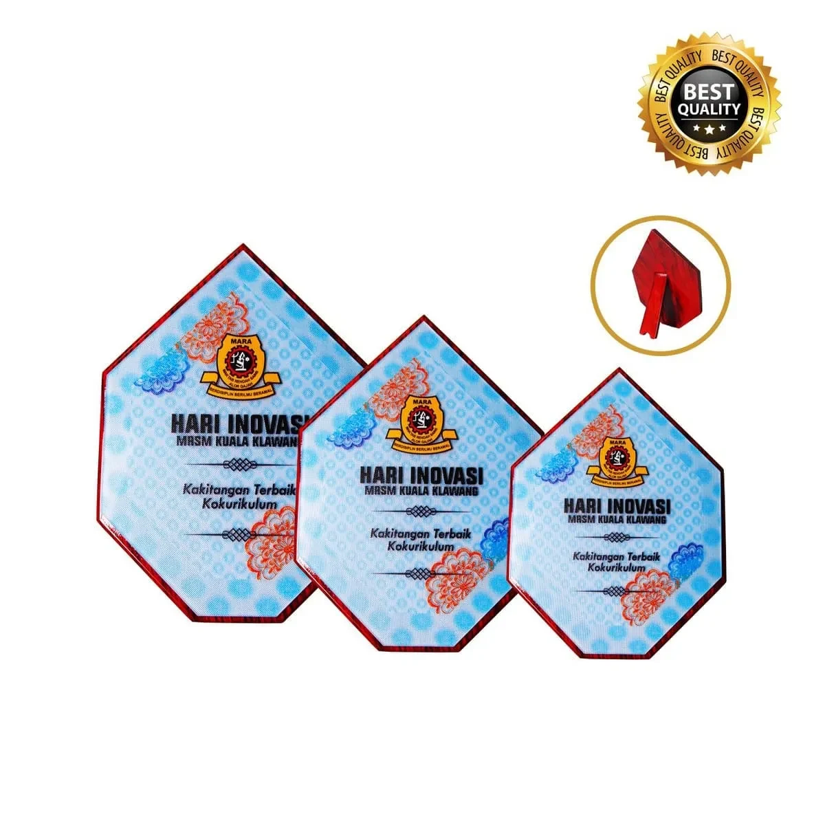 3D Effect Printing Wooden Plaque 7187
