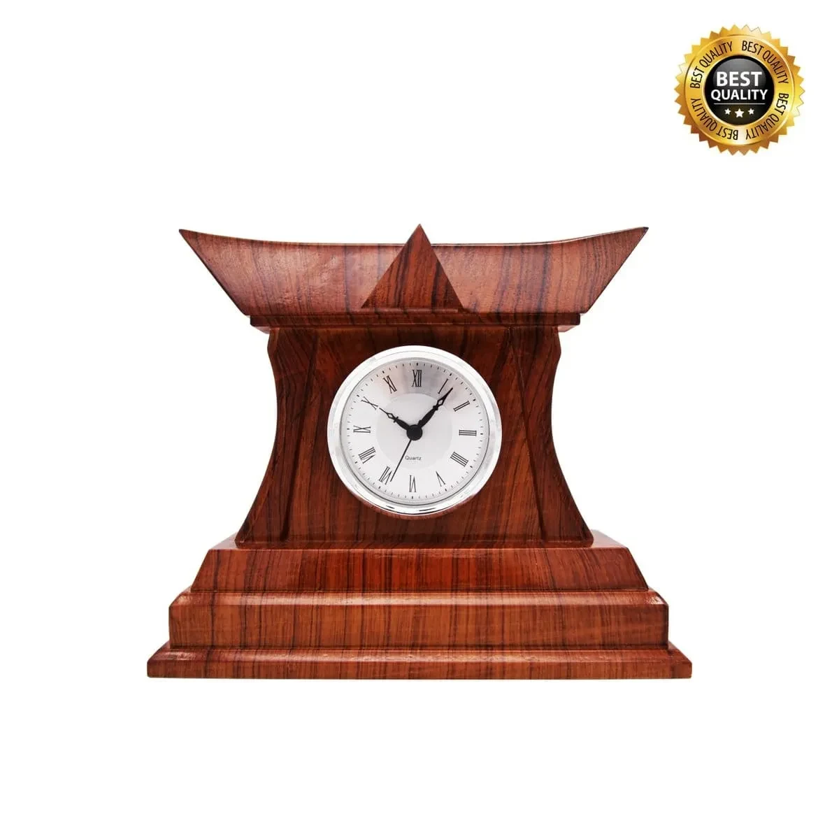 Exclusive Wooden Desktop with Clock 7192