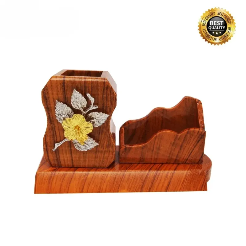 Exclusive Wooden Pen Holder 7204 mixed materials corporate gifts product image