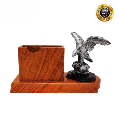 Exclusive Wooden Pen Holder with Eagle 7205
