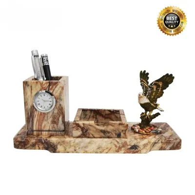 Exclusive Wooden Pen Holder with Eagle 7206