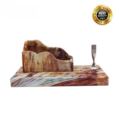 Wooden Pen Holder & Wooden Name Card Holder 7215