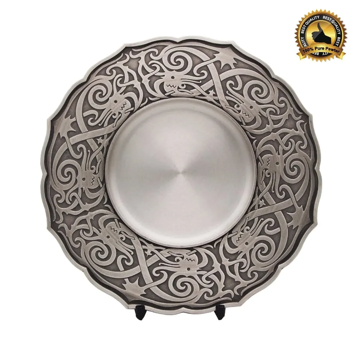 Traditional Motion Pewter Tray 7223