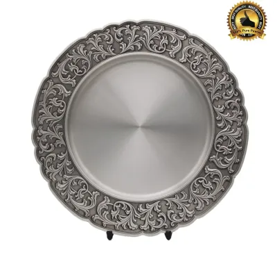 Wood Carving Scallop Tray 7225