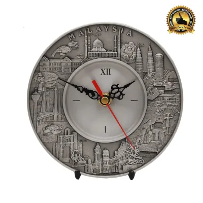 Malaysia Landmark Pewter Clock Plate 7229
