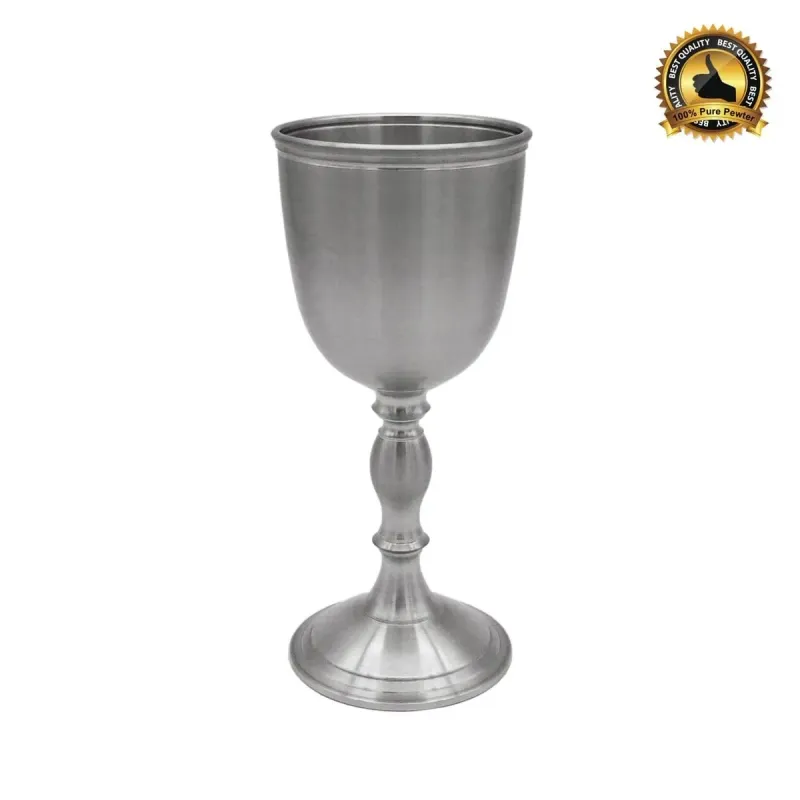 Exclusive Pewter Wine Goblet P-7246 pewter awards & gifts product image