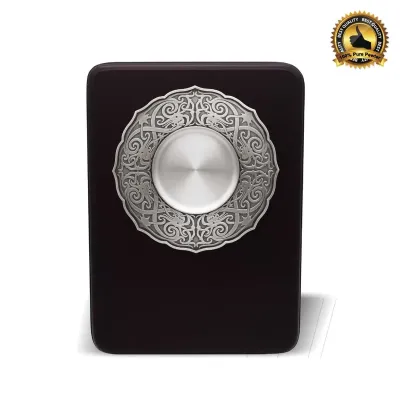 Wooden Plaque with Traditional Motion Pewter Tray P-7610