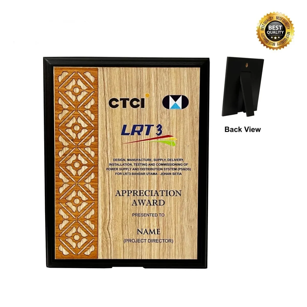 Exclusive Wooden Plaque 7468