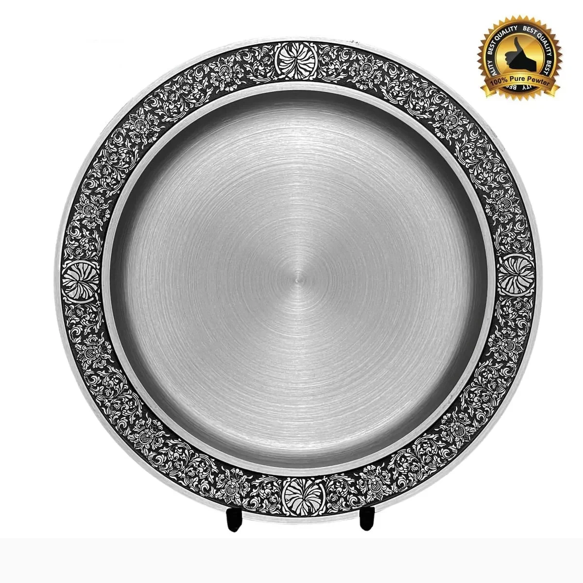 Pewter Plate 7496
