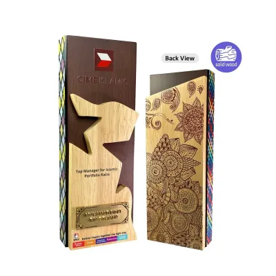 New Creative Design Wooden Star Plaque 7510
