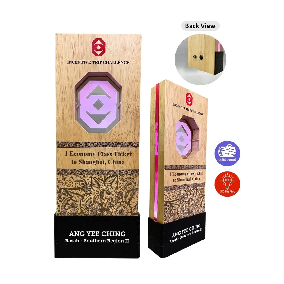 LED Lighting New Creative Design Wooden Plaque 7515