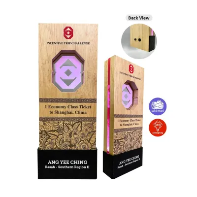 LED Lighting New Creative Design Wooden Plaque 7515
