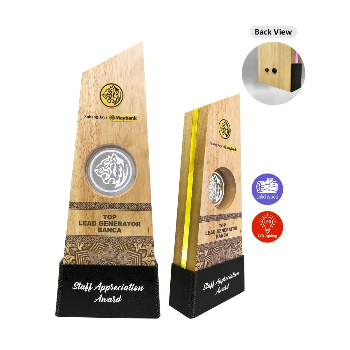 LED Lighting New Creative Design Wooden Plaque 7516