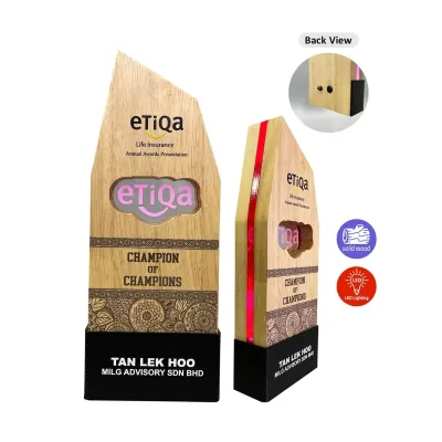 LED Lighting New Creative Design Wooden Plaque 7517