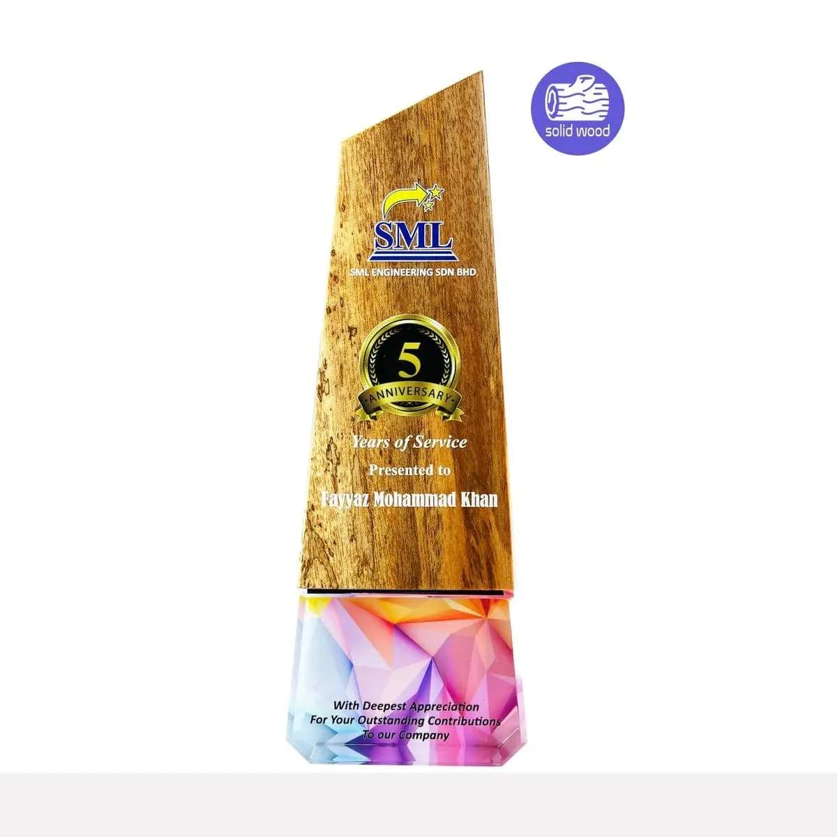New Creative Design Wooden Plaque 7520
