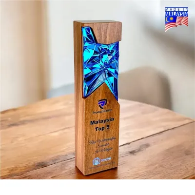 Premium Wood Trophy 7691