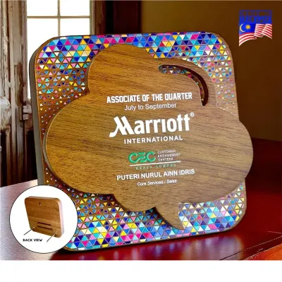 Premium Wood Plaque 7720