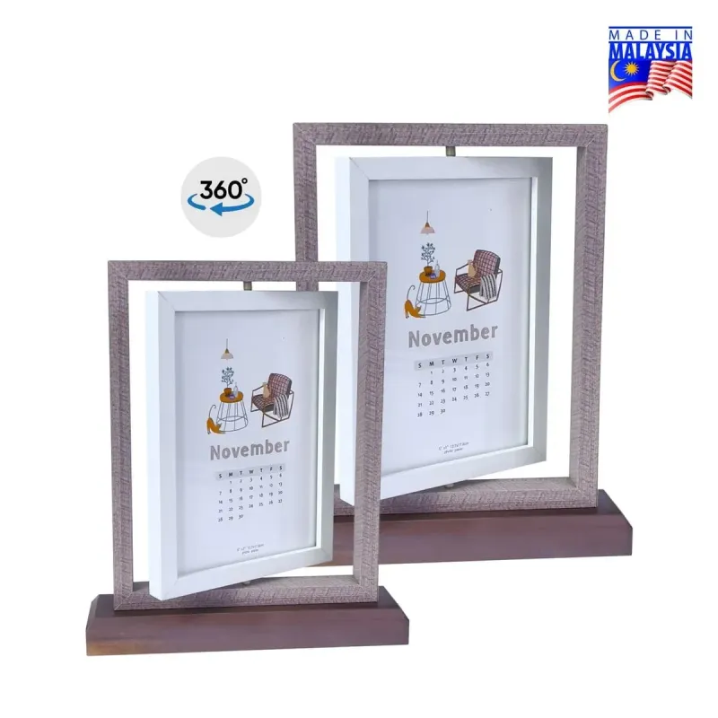 Rotating Premium Wooden Photo Frame 7758 product image
