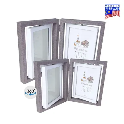 Rotating Premium Wooden Photo Frame 7761
