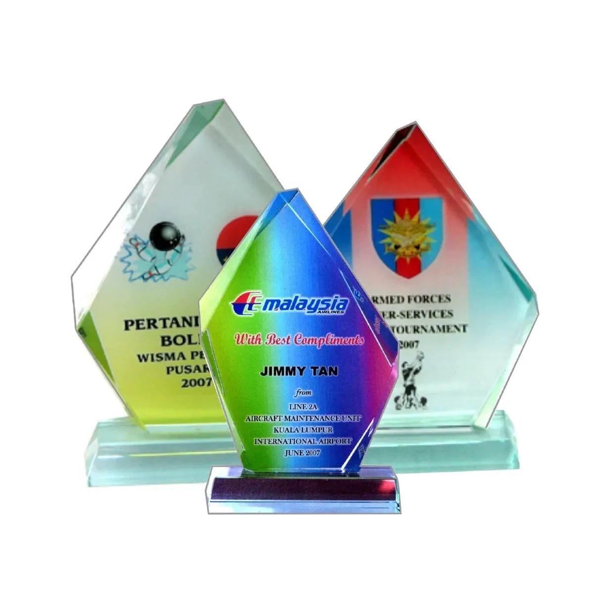 Exclusive Crystal Glass Awards 8012