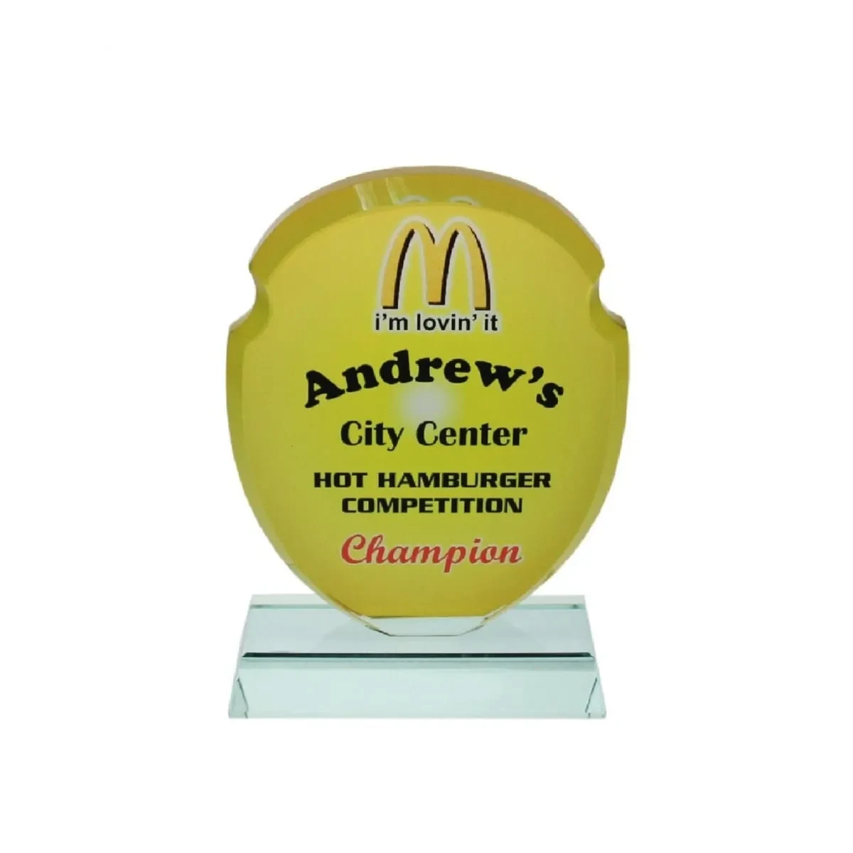 Exclusive Crystal Glass Awards 8015
