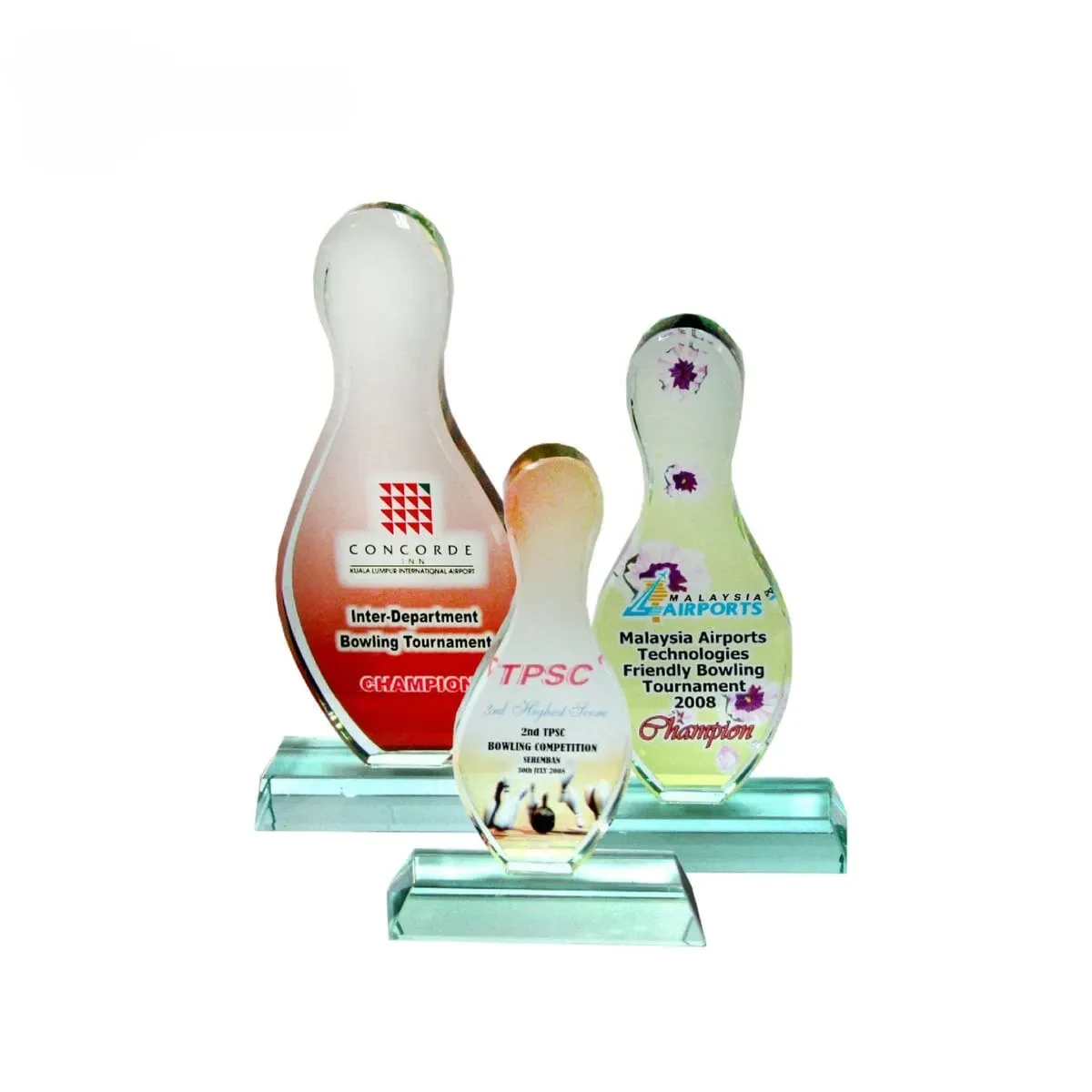 Exclusive Crystal Glass Awards (Bowling) 8070