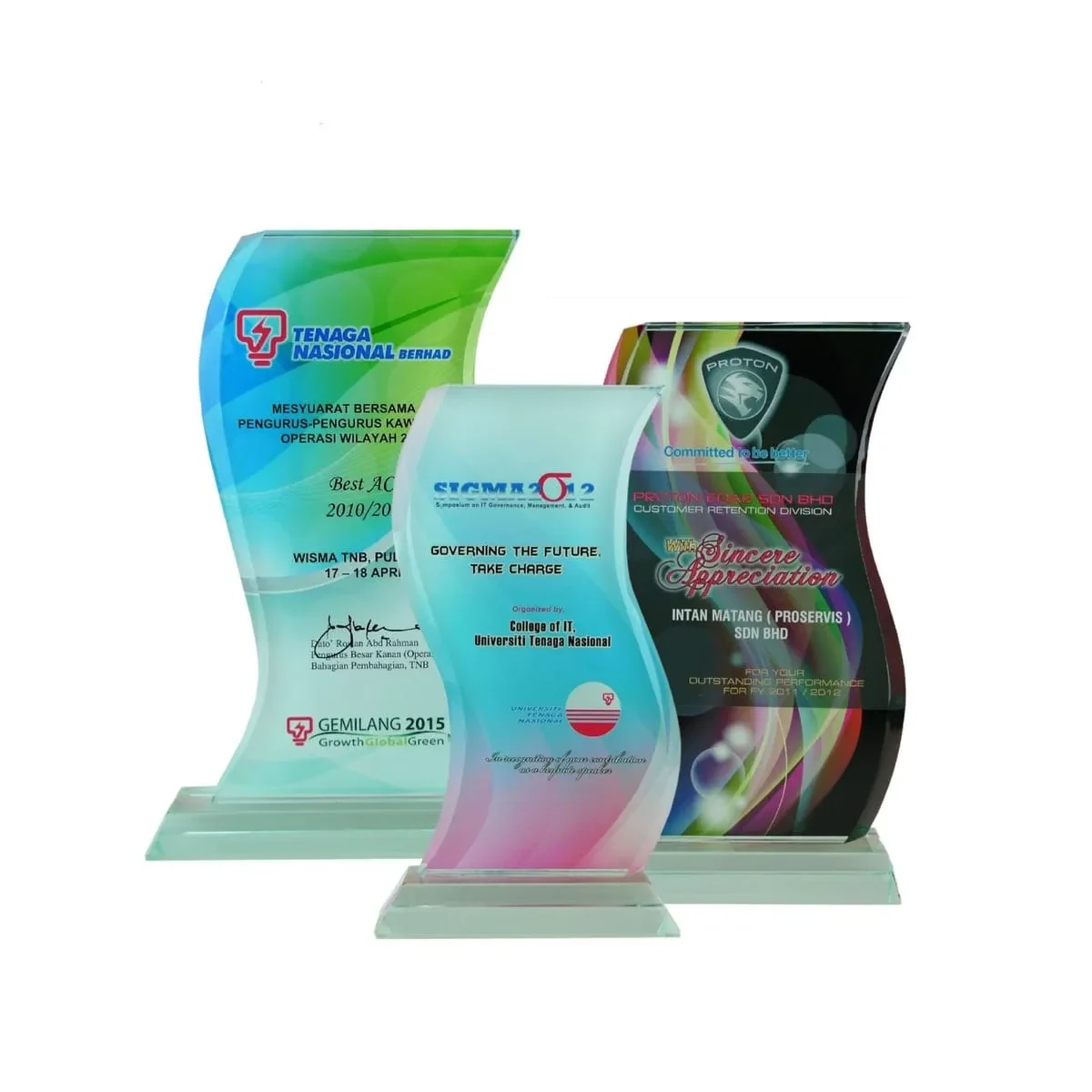 Exclusive Crystal Glass Awards 8090