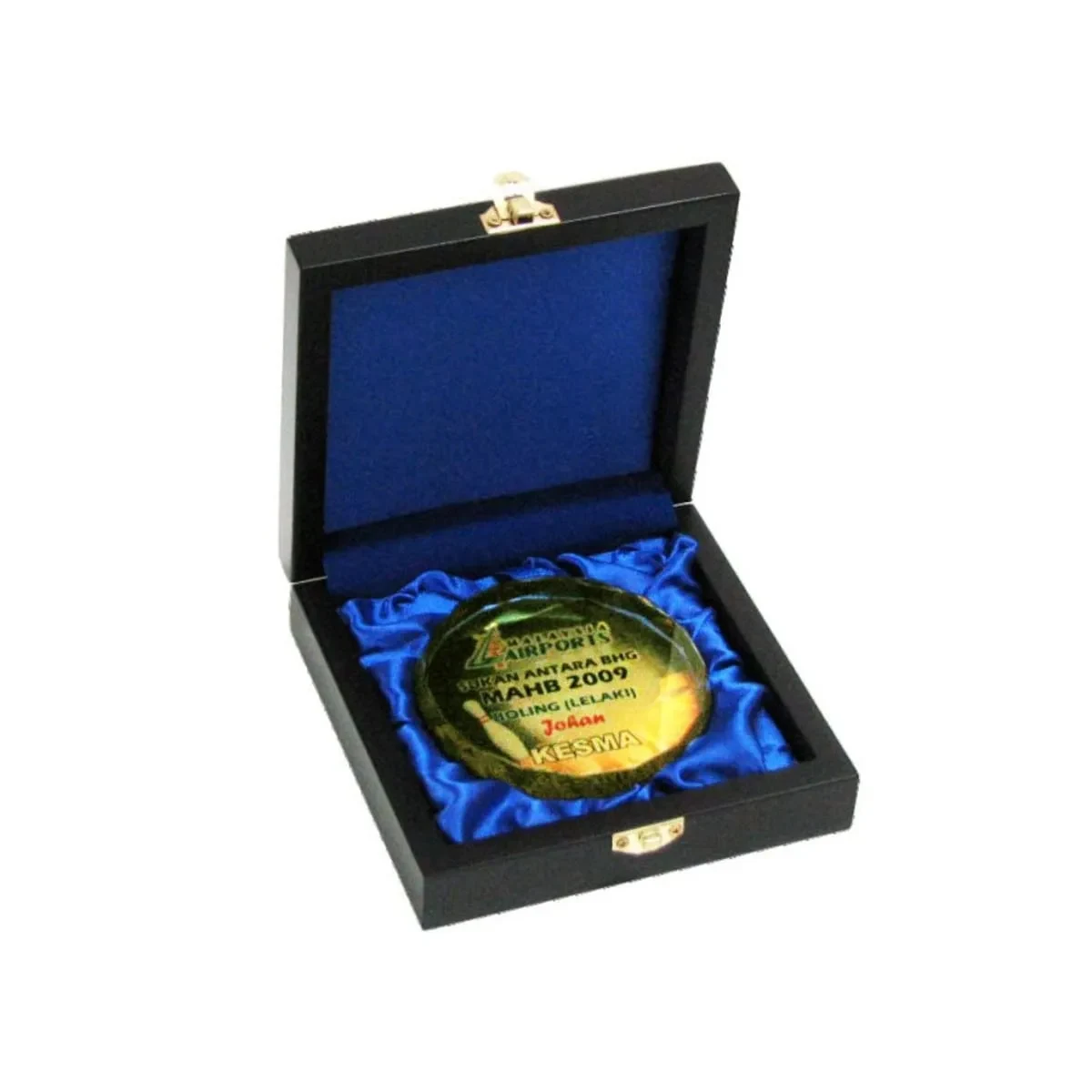 Songket Wooden Box with Crystal Medal 8118 product image
