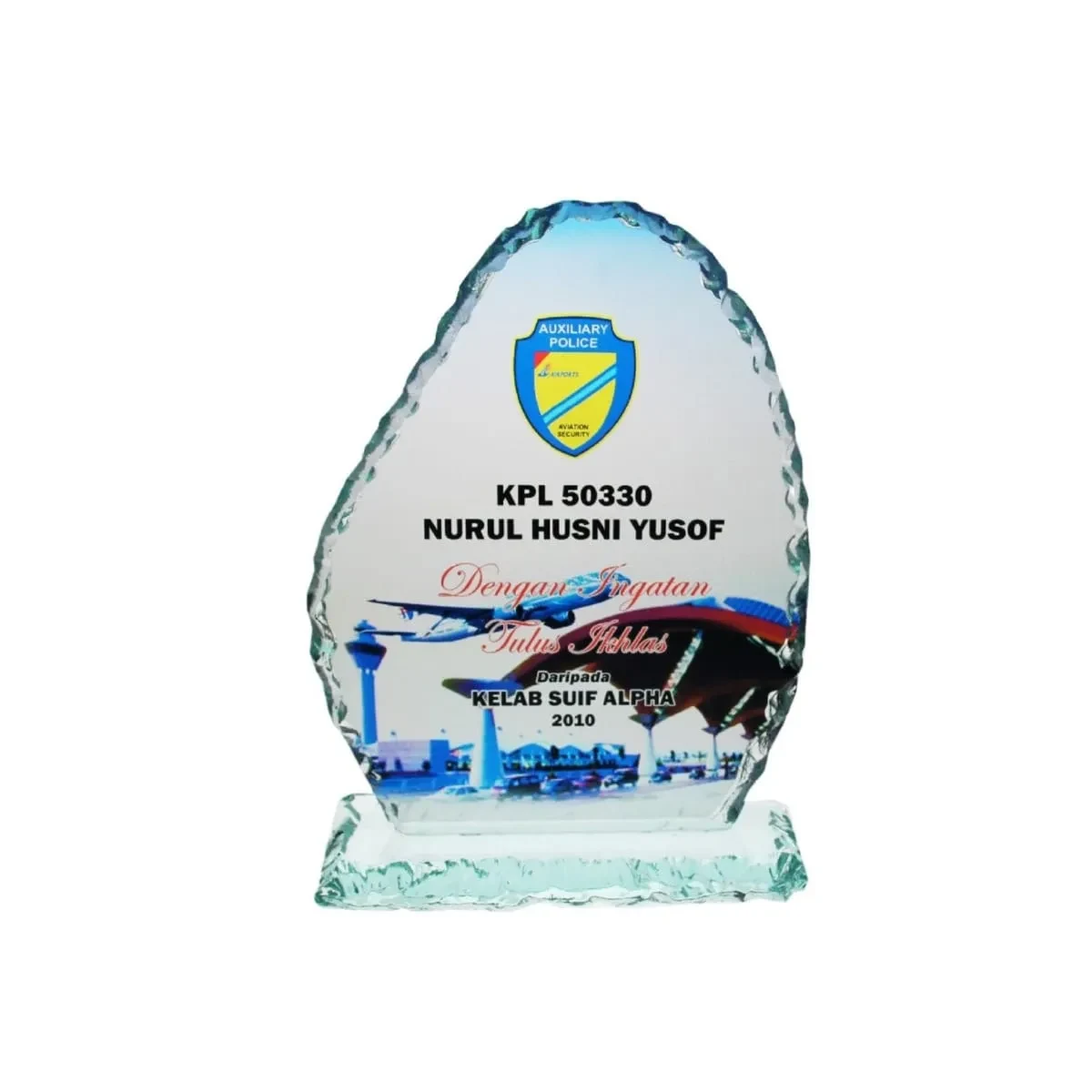 Exclusive Crystal Glass Awards 8132
