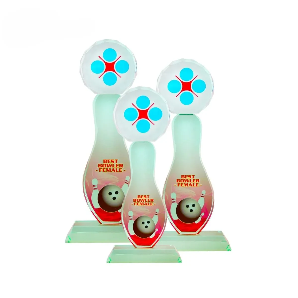 Exclusive Crystal Glass Awards (Bowling) 8174