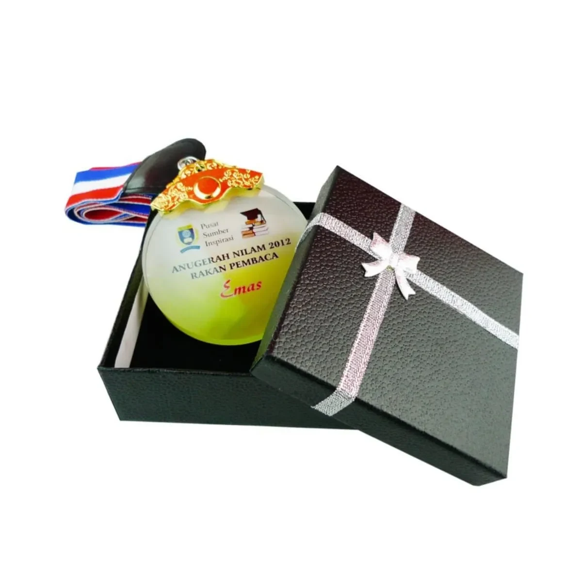 Crystal Hanging Medal with Gift Box (GOLD, SILVER, BRONZE) 8175