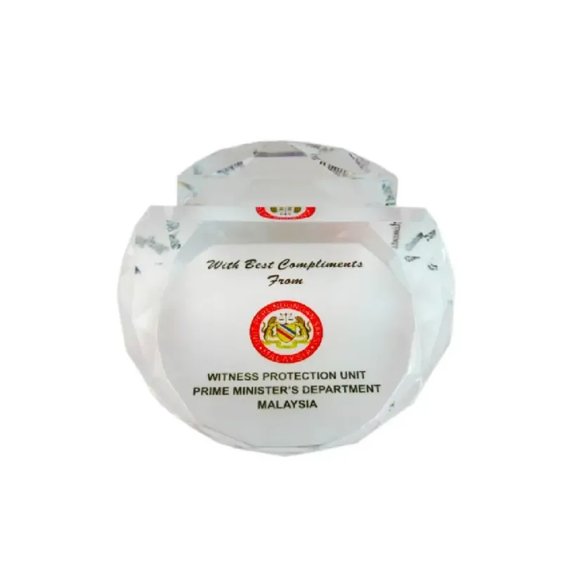 Crystal Paper Weight (Namecard Holder) 8183 mixed materials corporate gifts product image