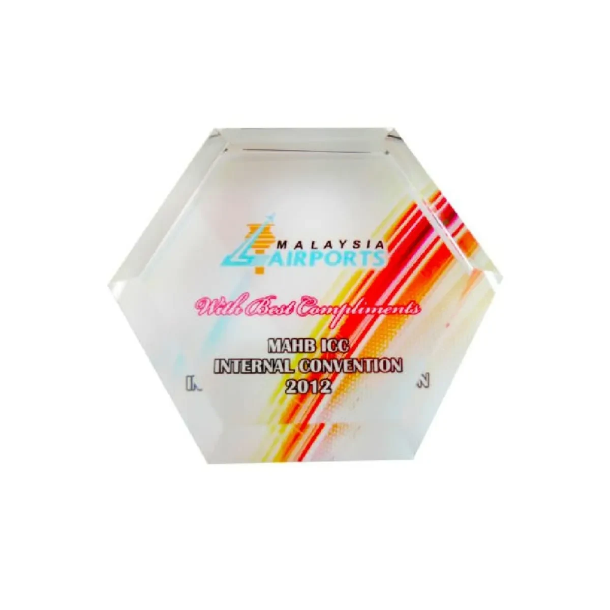 Crystal Paper Weight 8184 mixed materials corporate gifts product image
