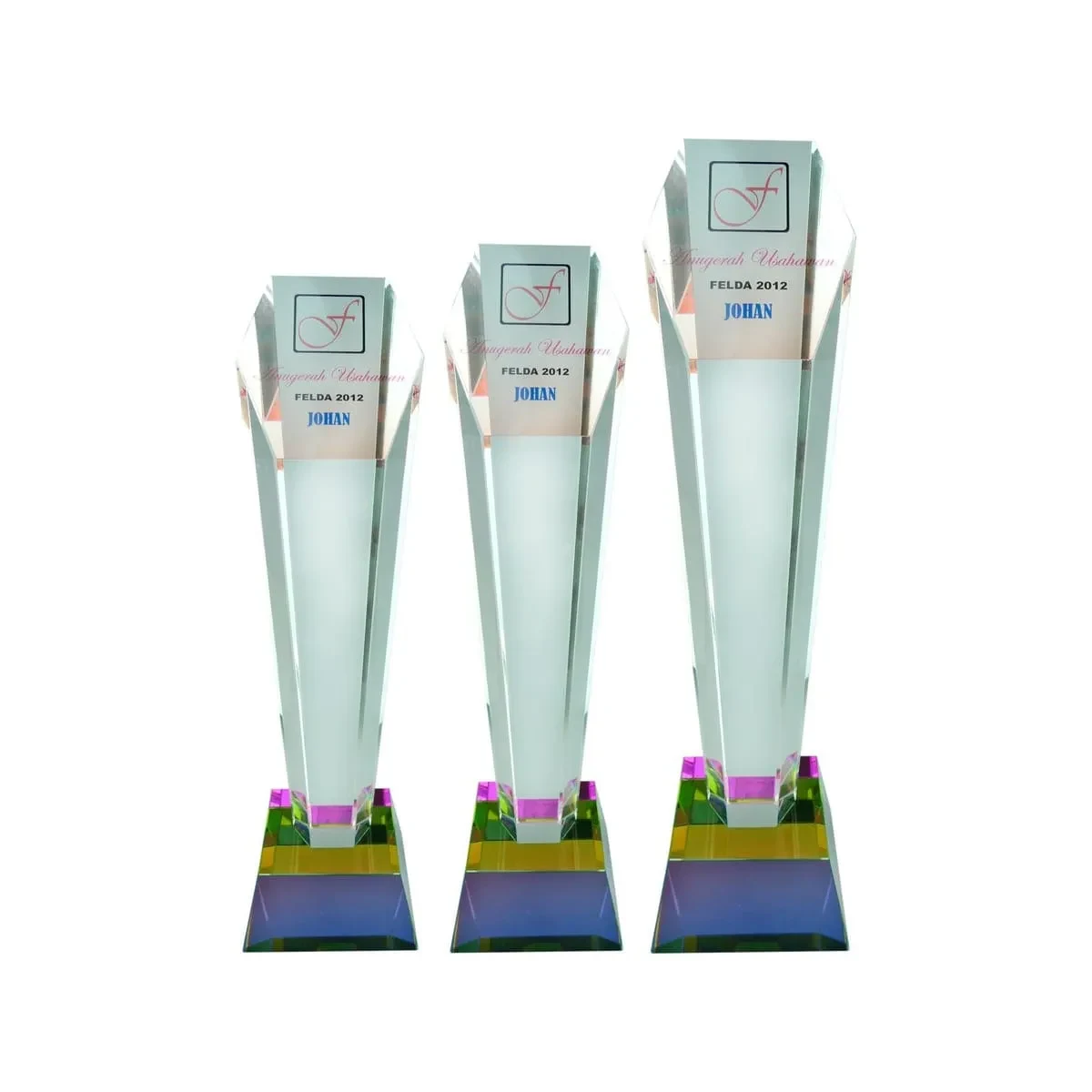 Exclusive Crystal Glass Awards 8187