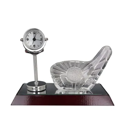 Golfer Souvenir with Clock 8240