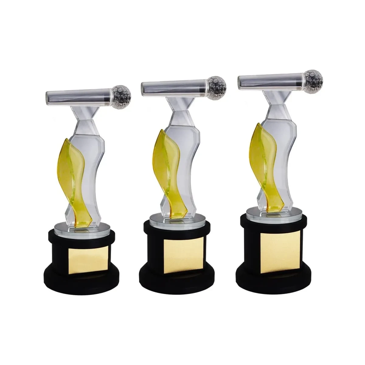 Exclusive Crystal Glass Awards (Microphone) 8263