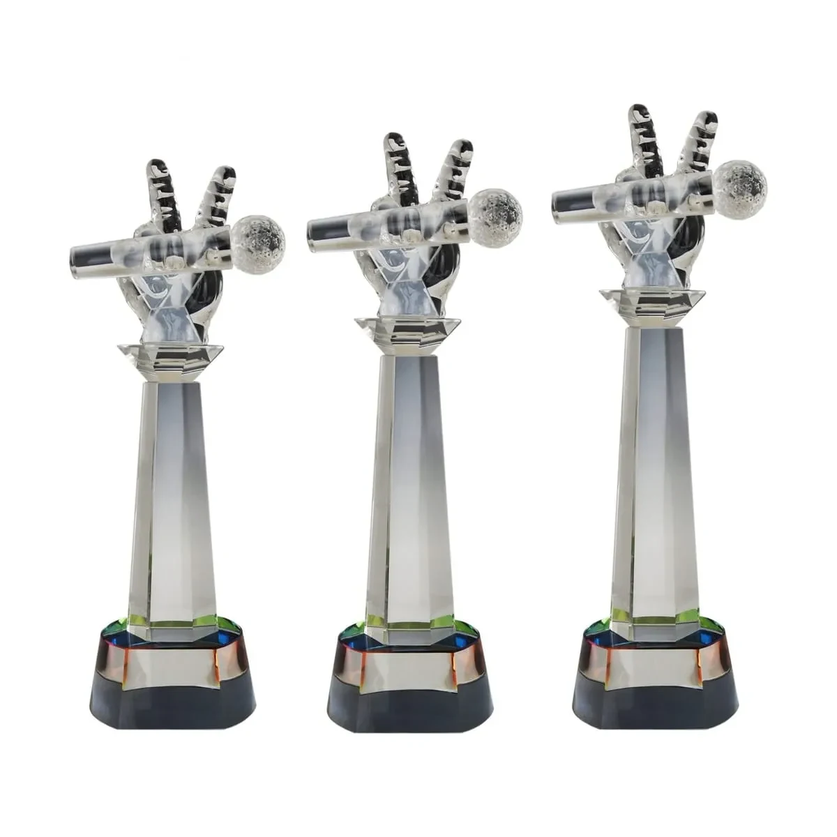 Exclusive Crystal Glass Awards (Microphone) 8265