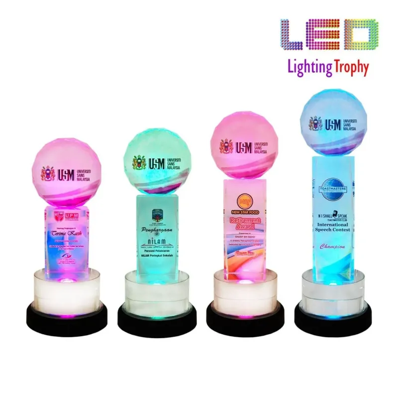 LED Lighting Trophy 8269 crystal trophies product image
