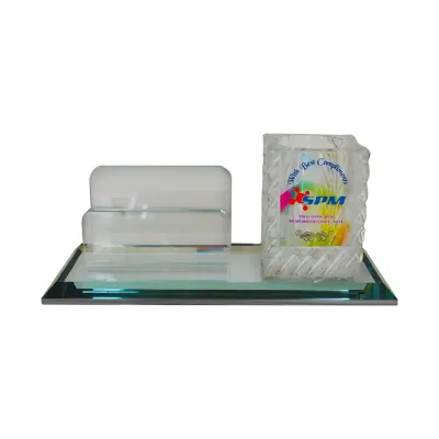 Crystal Pen & Name Card Holder 8277