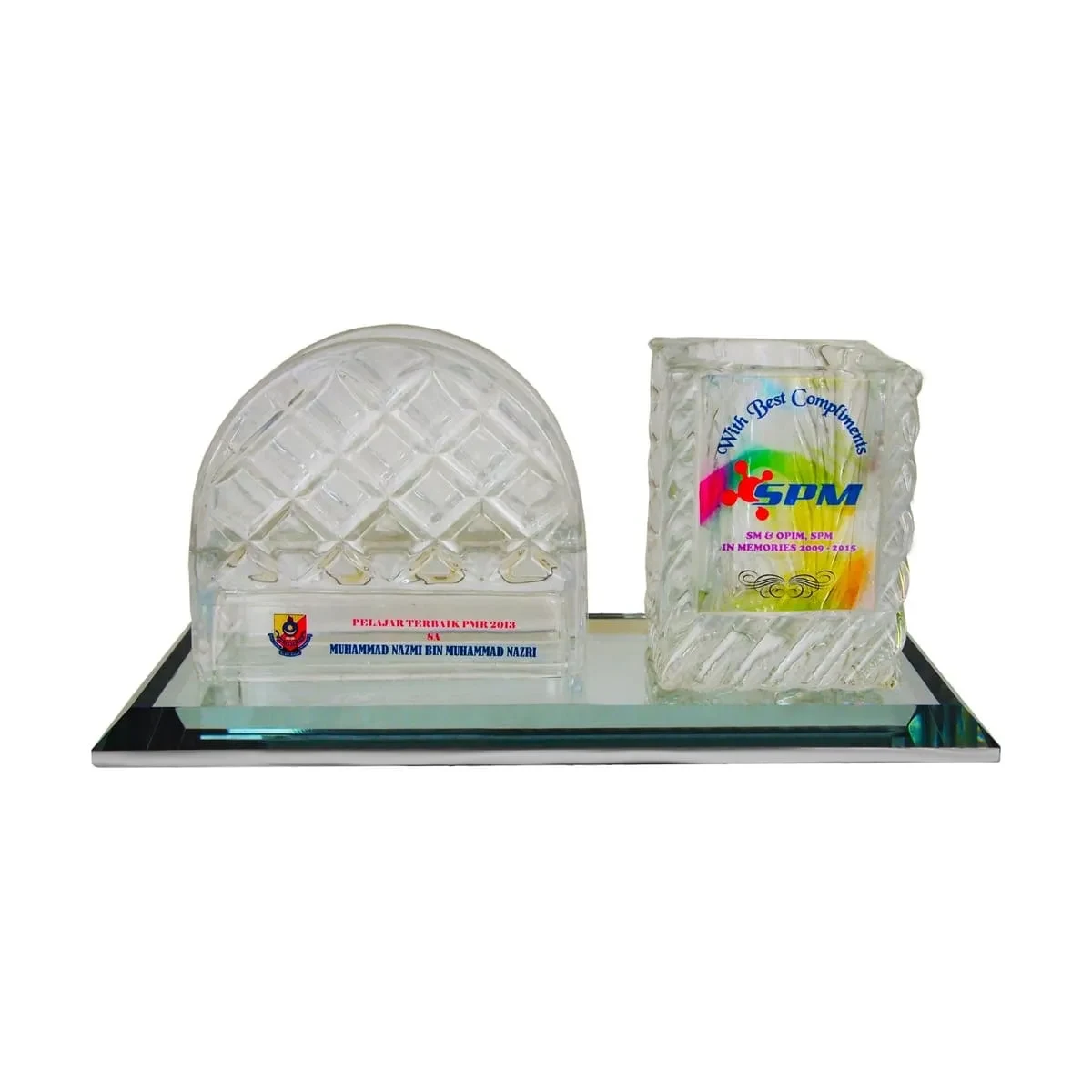 Crystal Pen & Name Card Holder 8278