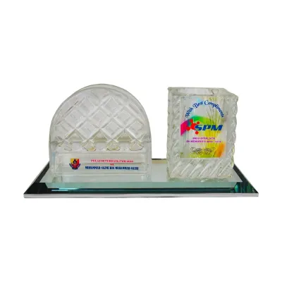 Crystal Pen & Name Card Holder 8278