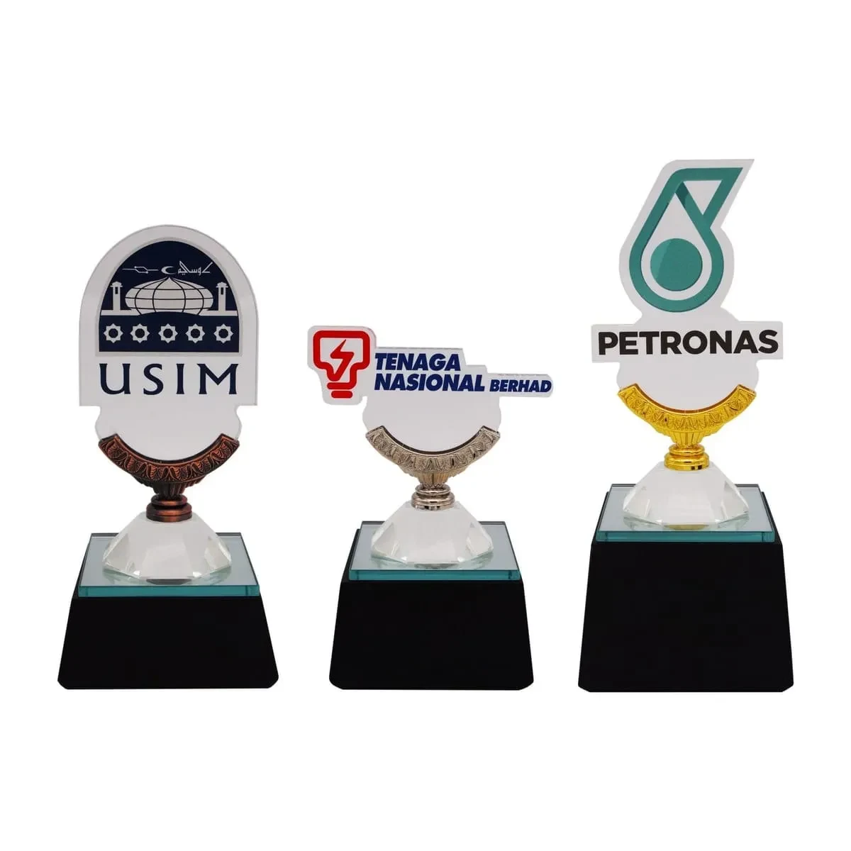 Exclusive Crystal Glass Awards with Acrylic 8295